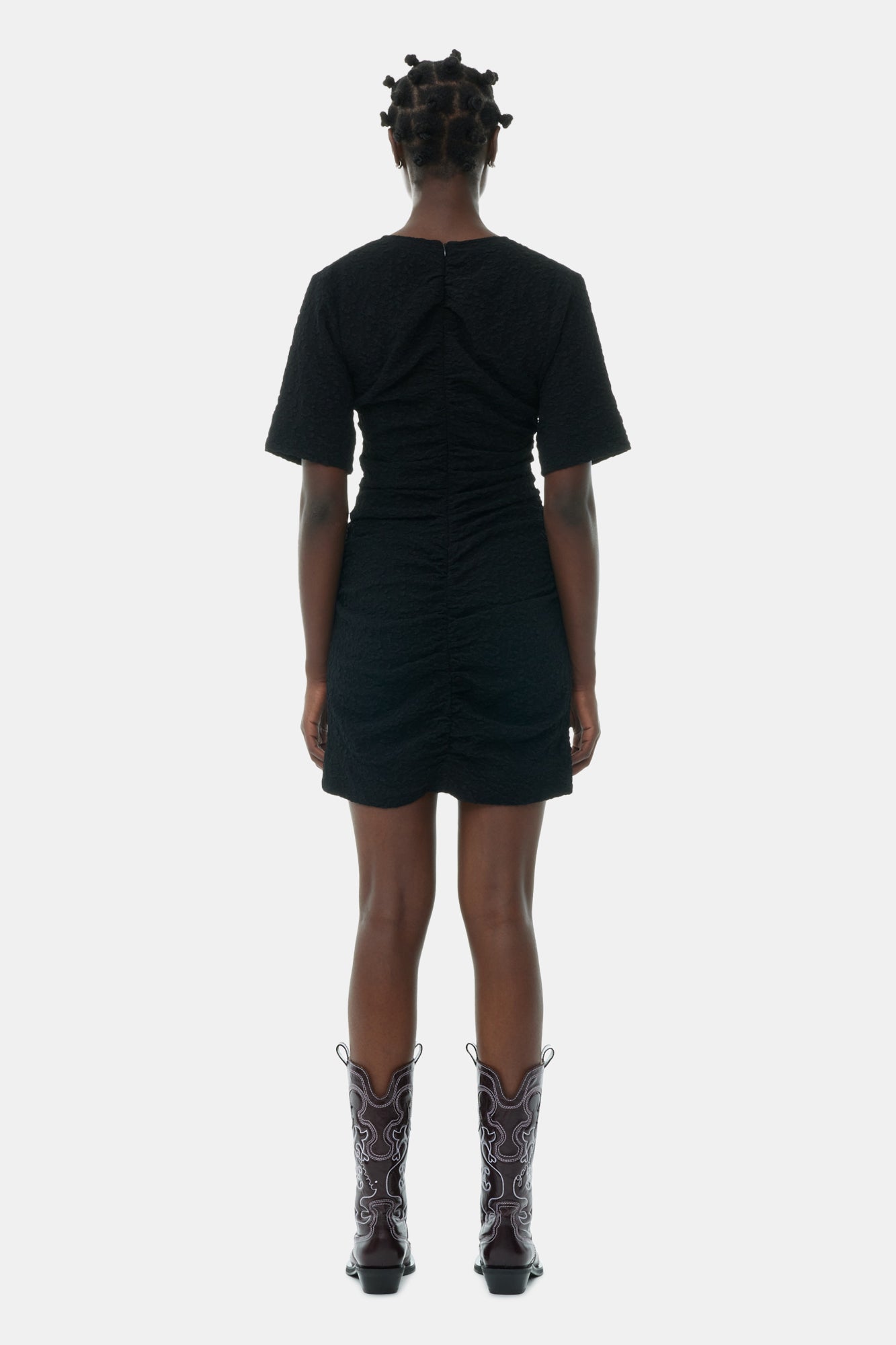 Robe courte texturées - Black