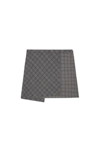 Jupe courte imrpimée - Frost Gray