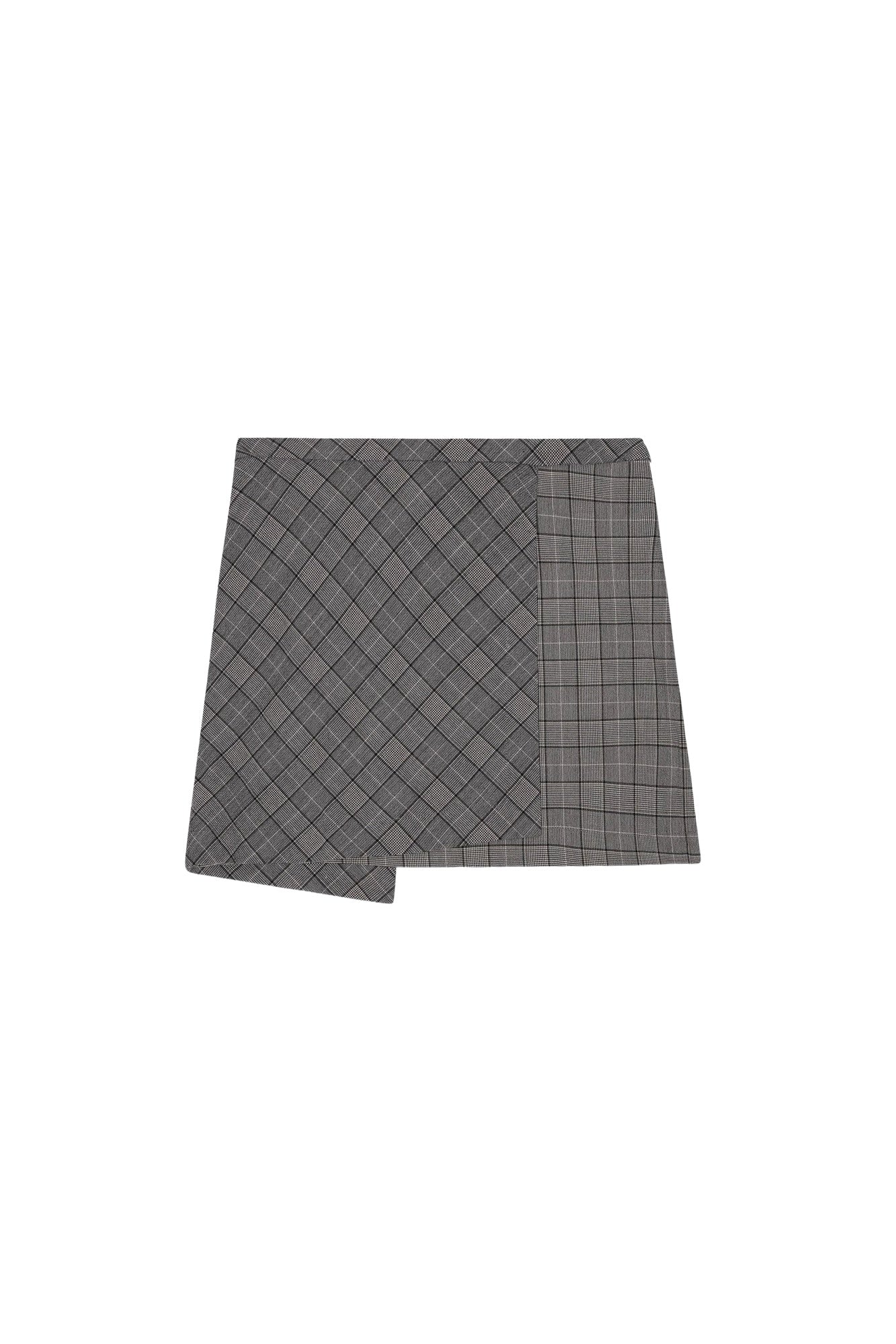 Jupe courte imrpimée - Frost Gray