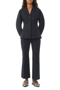 Stripe blazer - Sky Captain