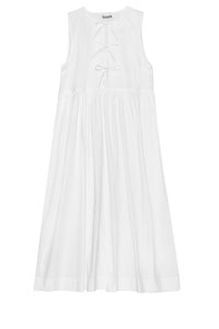 Robe midi en coton - Bright White