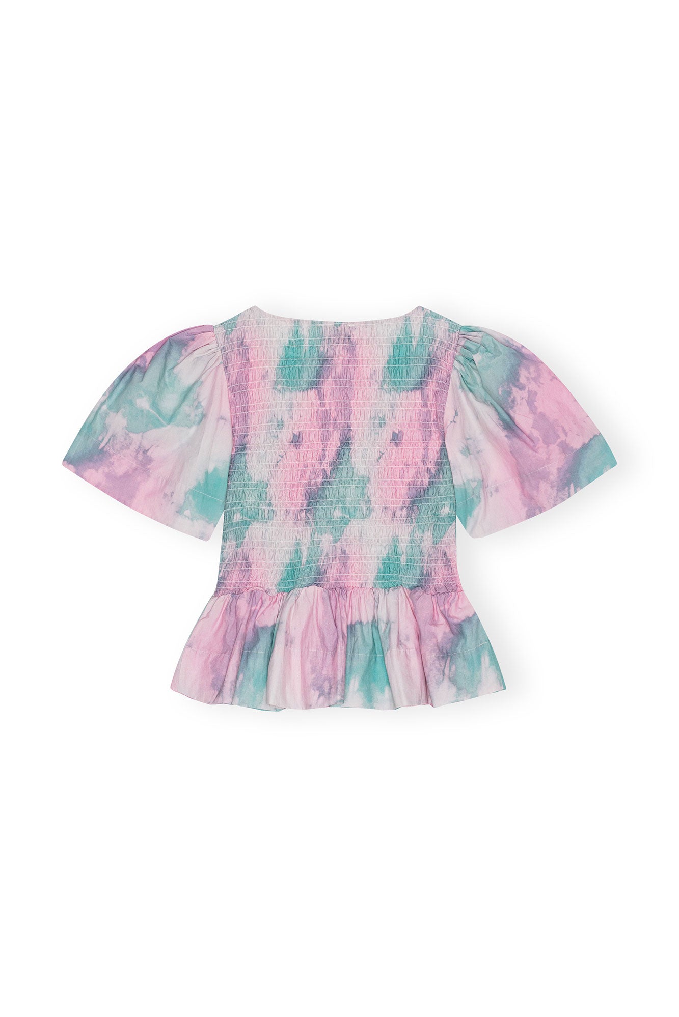 Blouse peplum imprimée - Lilac Sachet