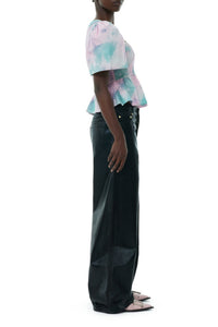 Blouse peplum imprimée - Lilac Sachet