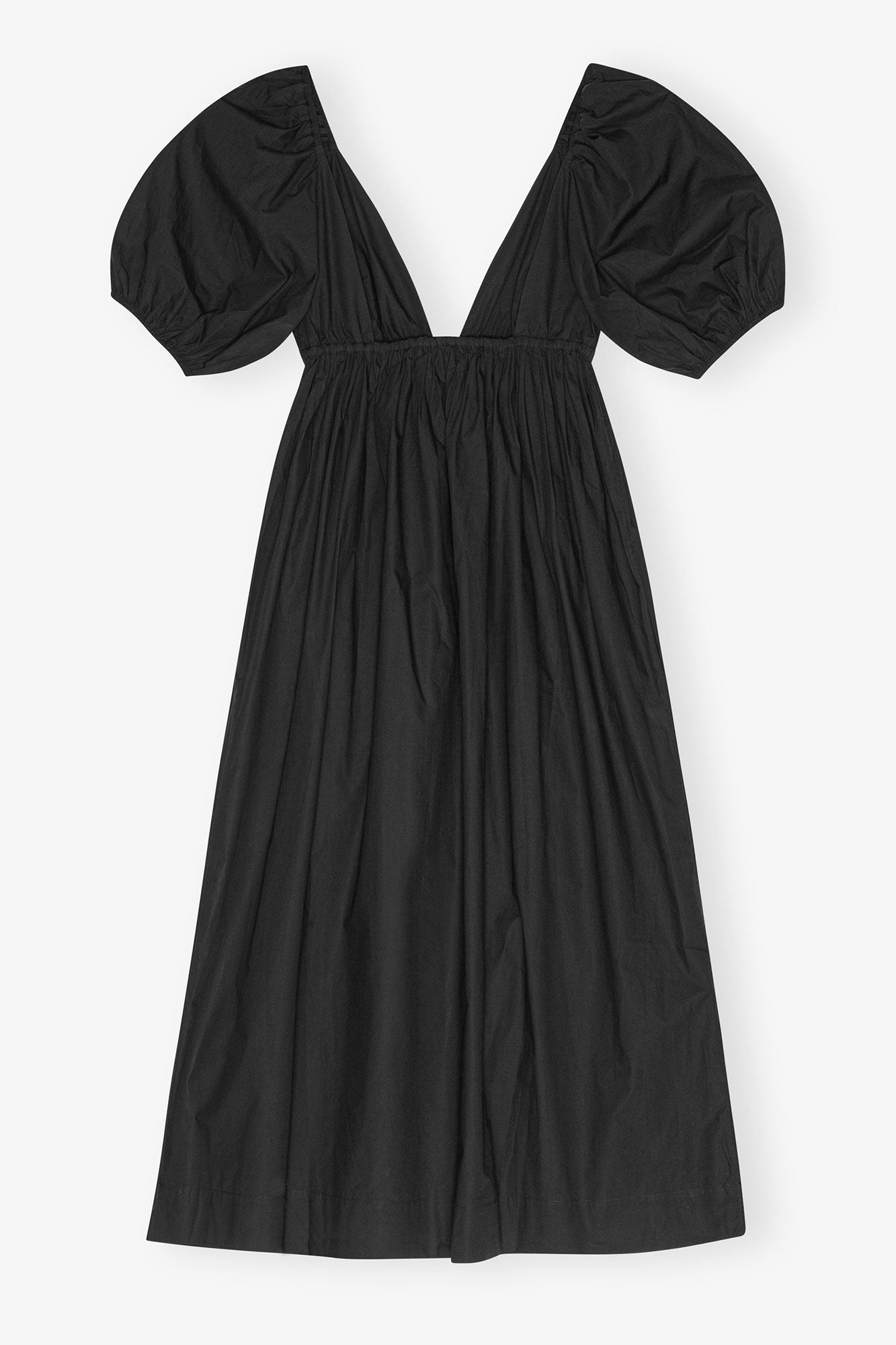 Cotton maxi dress - Black