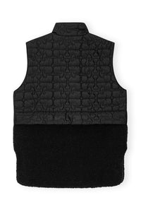 Veste polaire molletonnée - Black