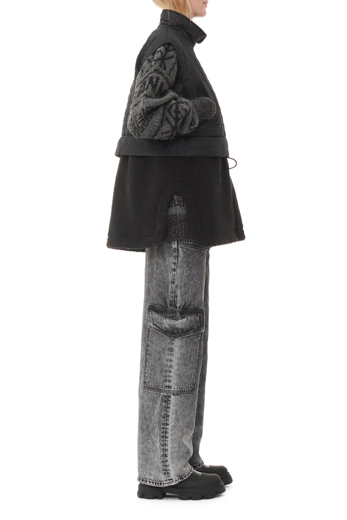 Fleece jacket - Black