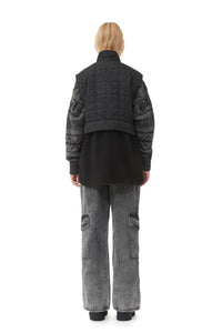 Veste polaire molletonnée - Black