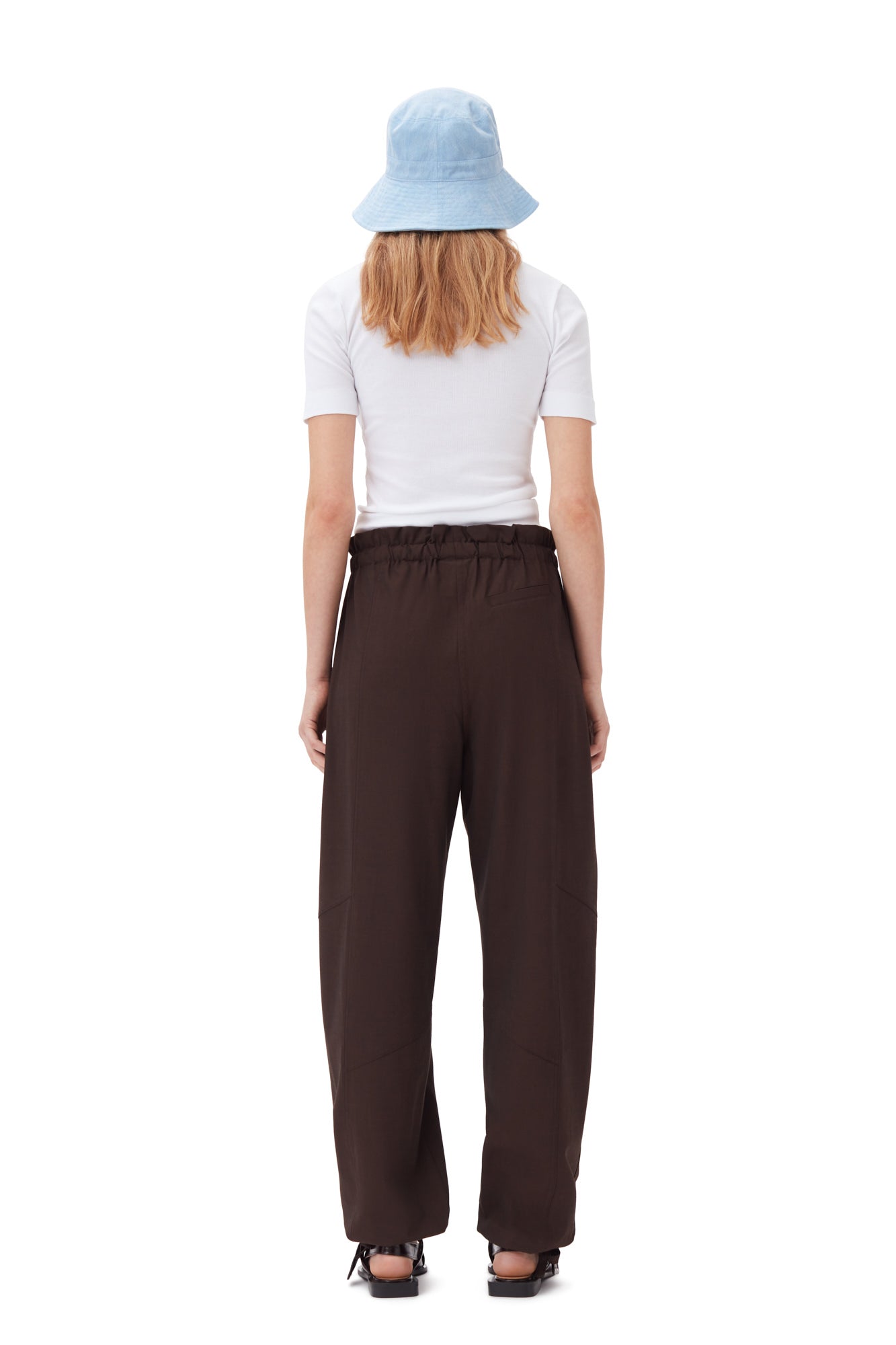 Pantalon ample à taille élastiquée - Mole