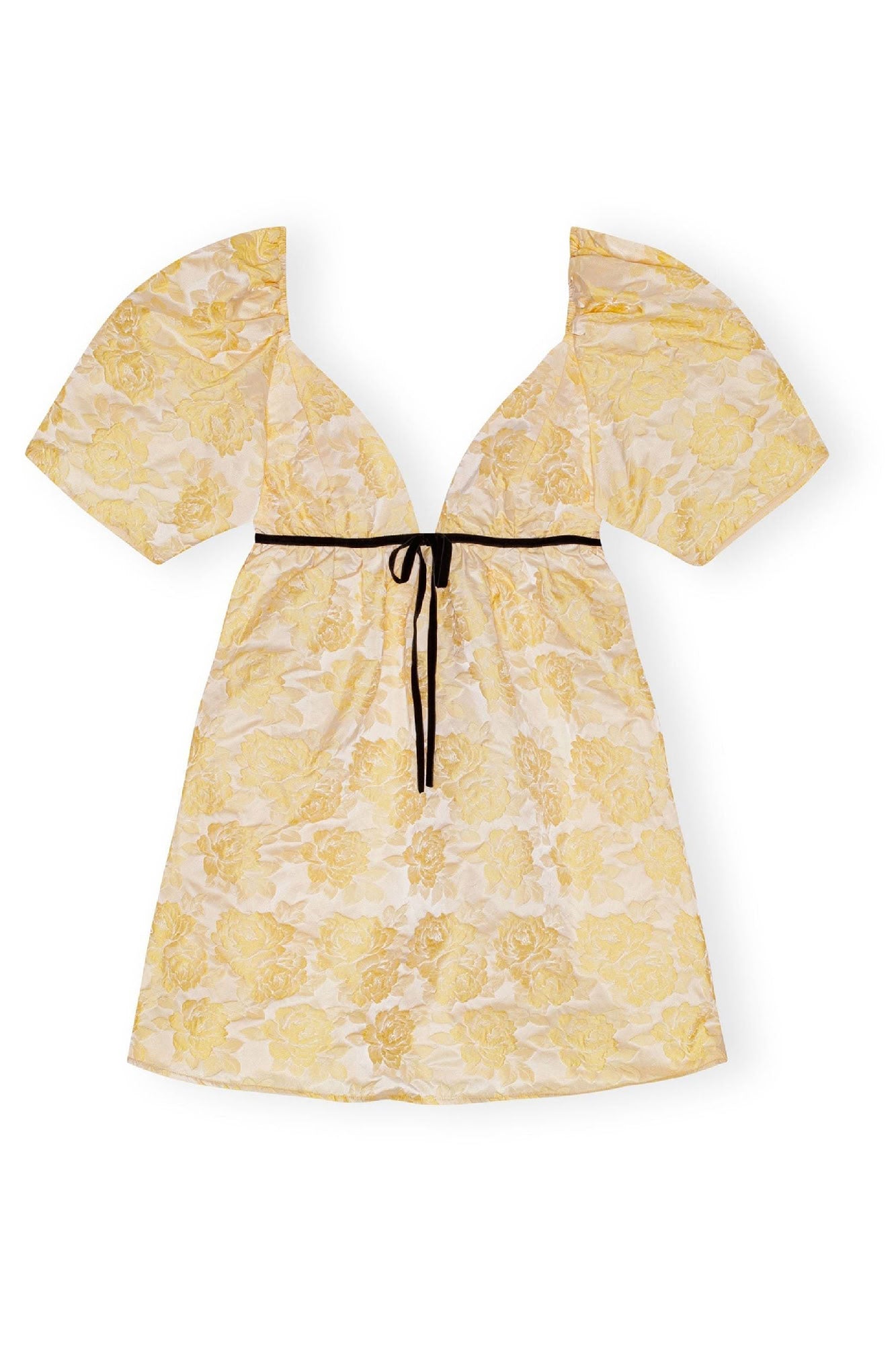 Robe courte à manches ballon - Flan