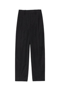 Pantalon droit en satin - Black
