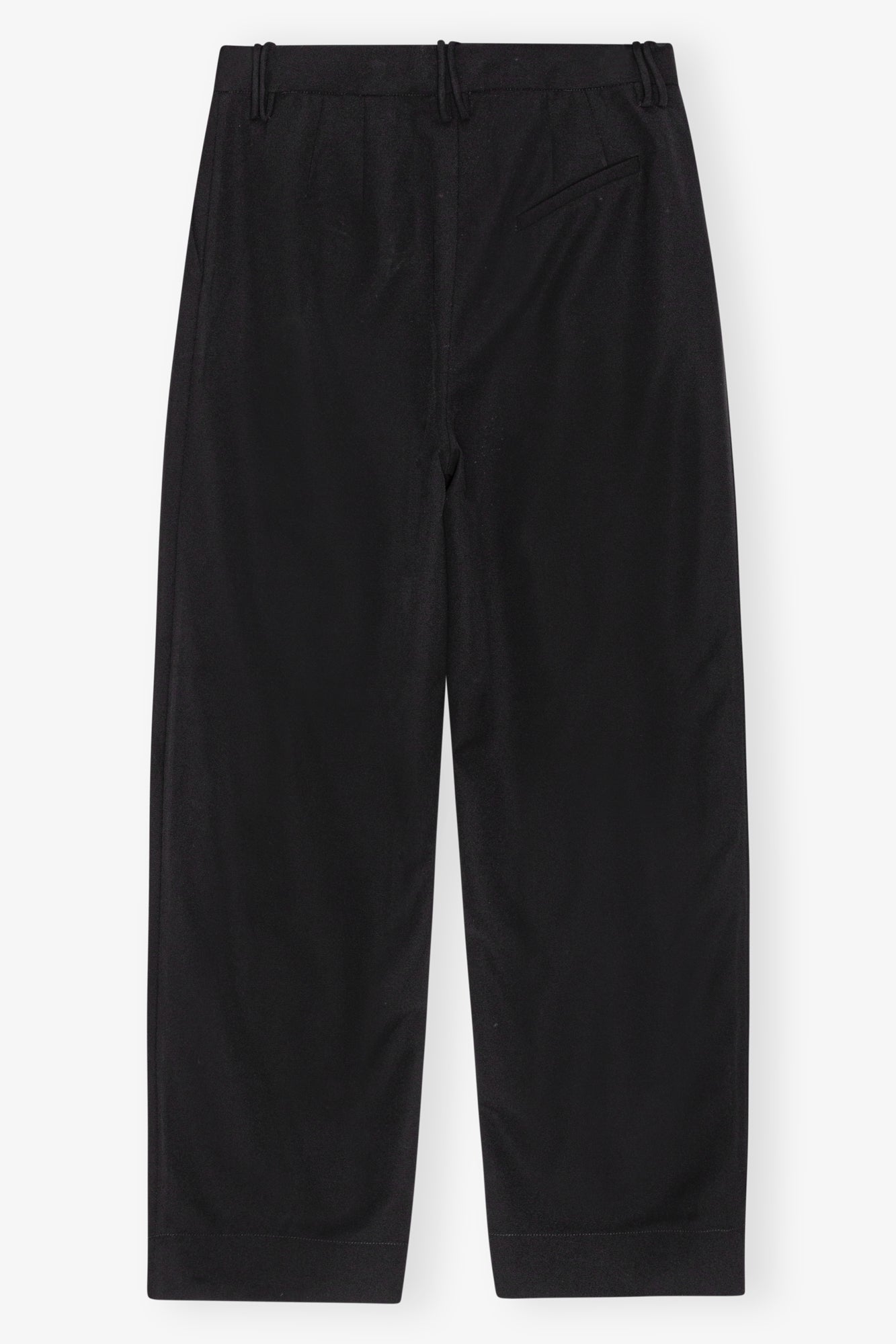 Pantalon droit en satin - Black