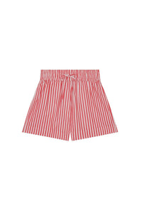Short à rayures en coton - Barbados Cherry