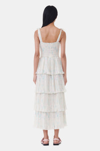 Robe longue à bretelles nouées - Tofu