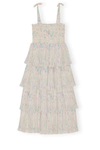 Robe longue à bretelles nouées - Tofu