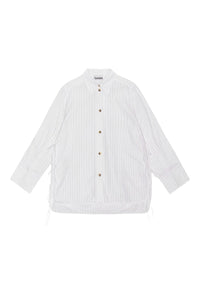 Chemise oversize à rayures - Bright White