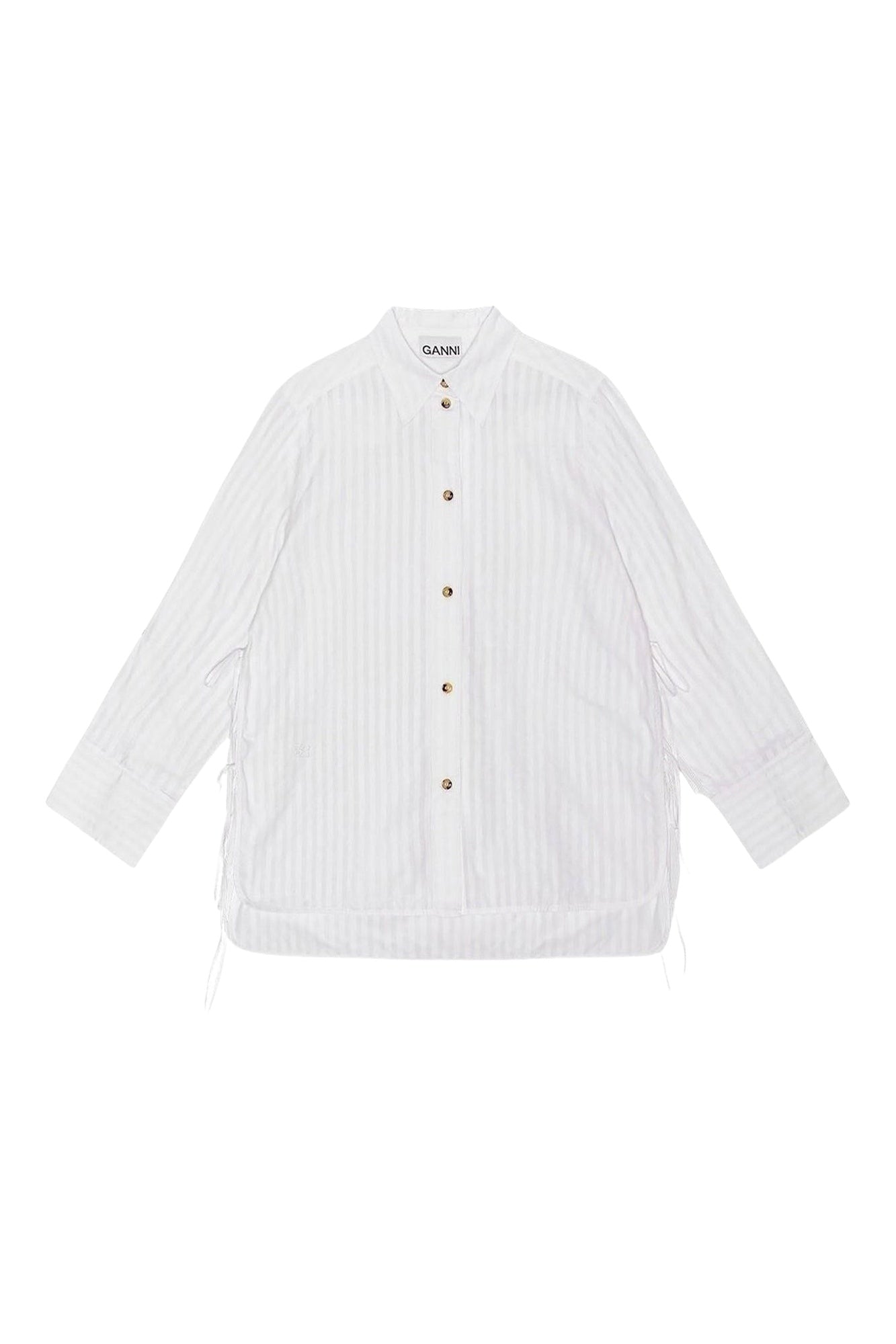 Chemise oversize à rayures - Bright White