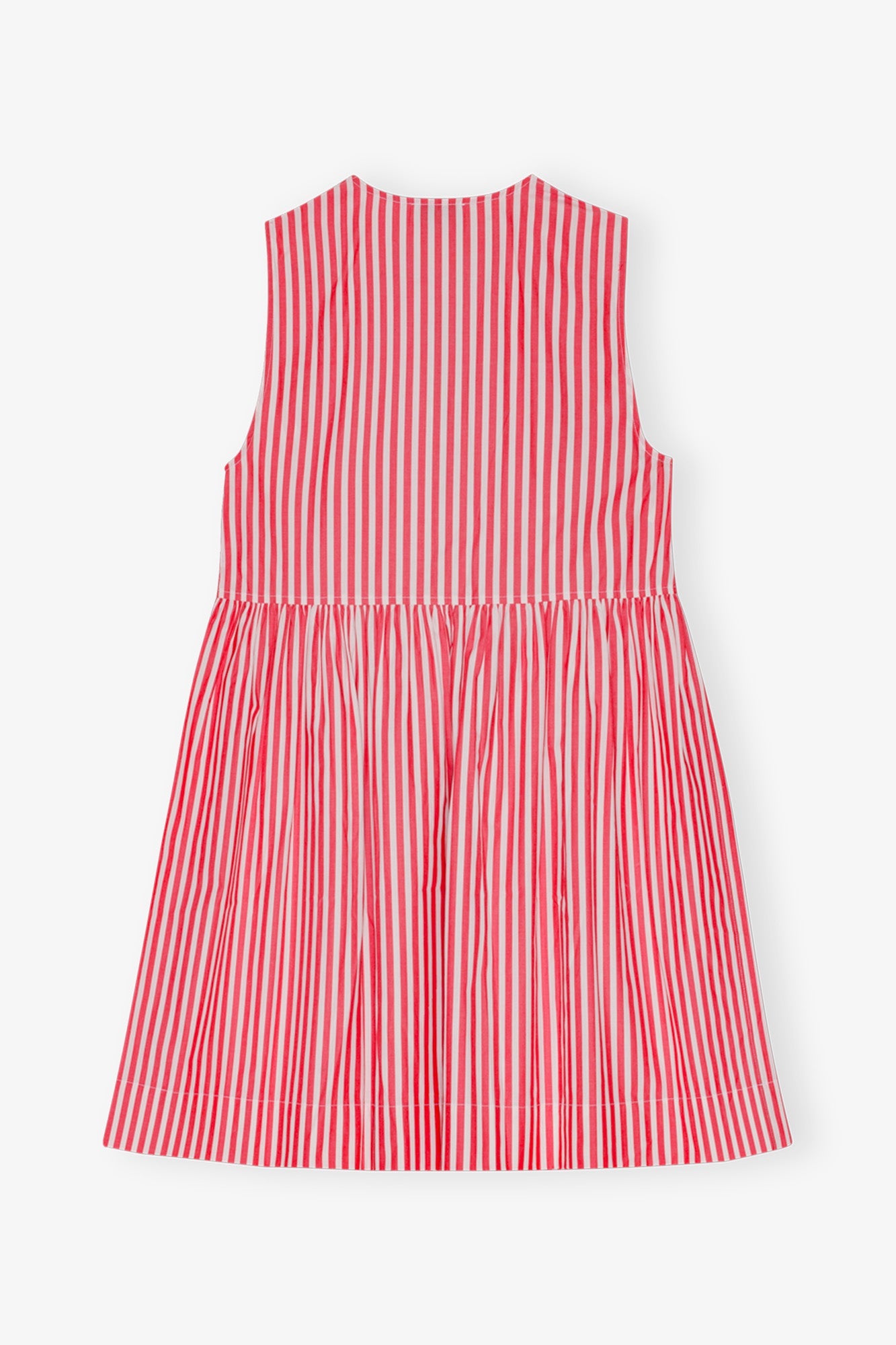 Robe courte à rayures en coton - Barbados Cherry