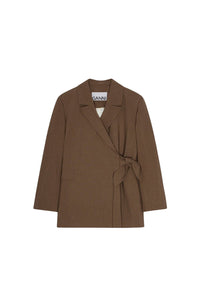 Blazer in mottled - Shitake