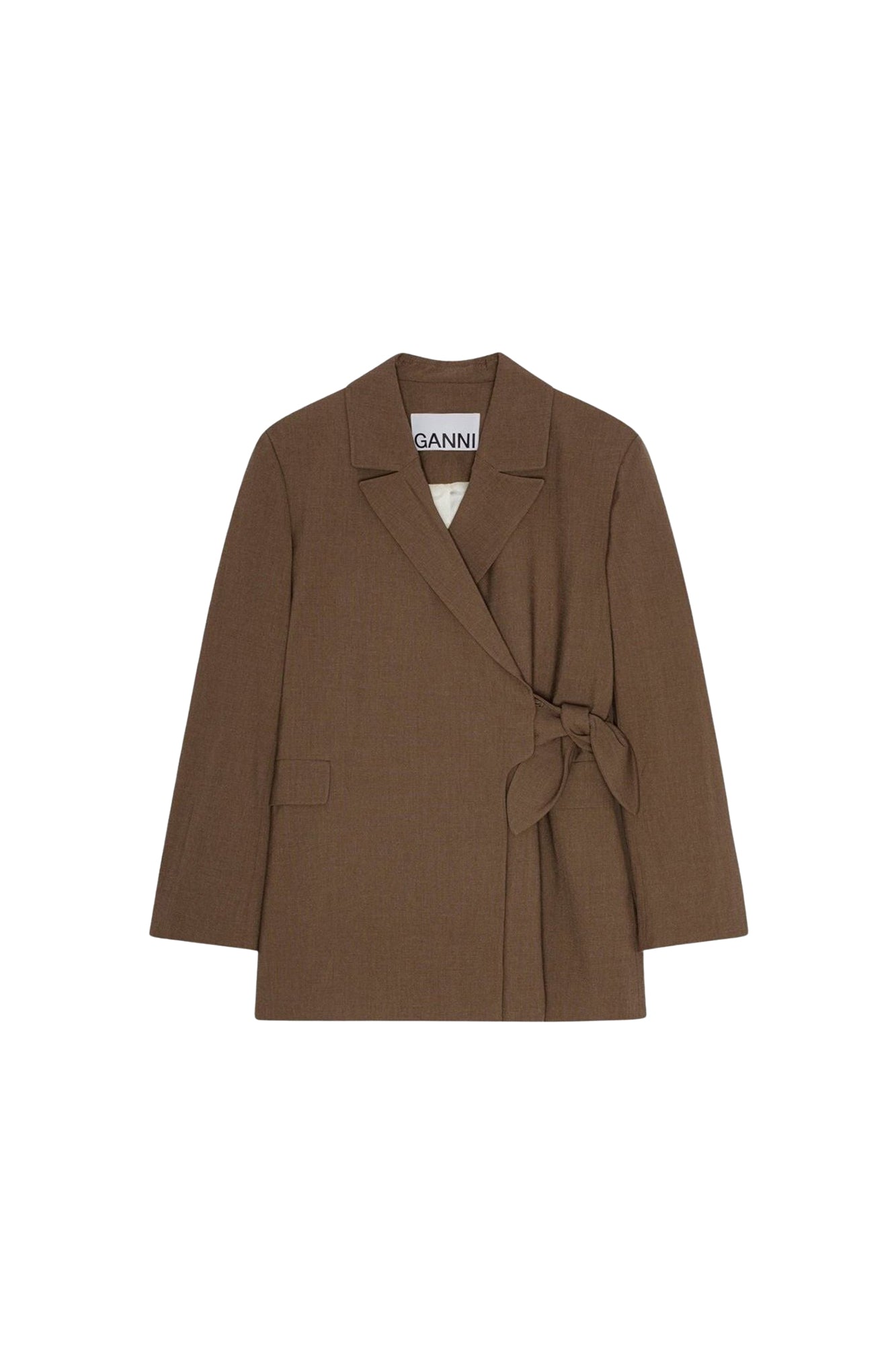 Blazer in mottled - Shitake