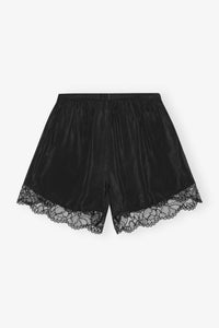 Short élastique en dentelle - Black