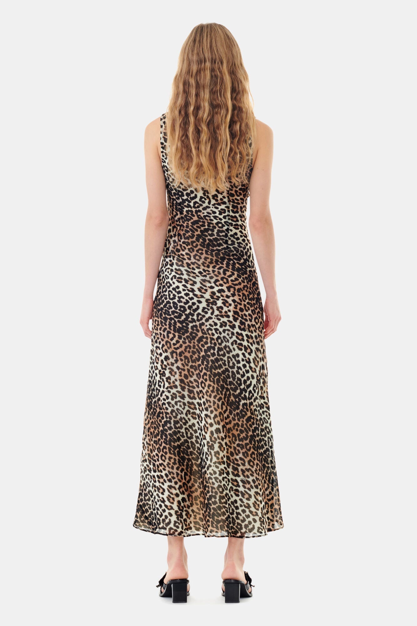 Robe longue imprimé animal - Almond Milk