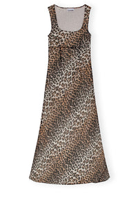 Robe longue imprimé animal - Almond Milk