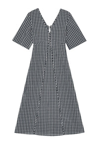 V-neck maxi dress - Egret