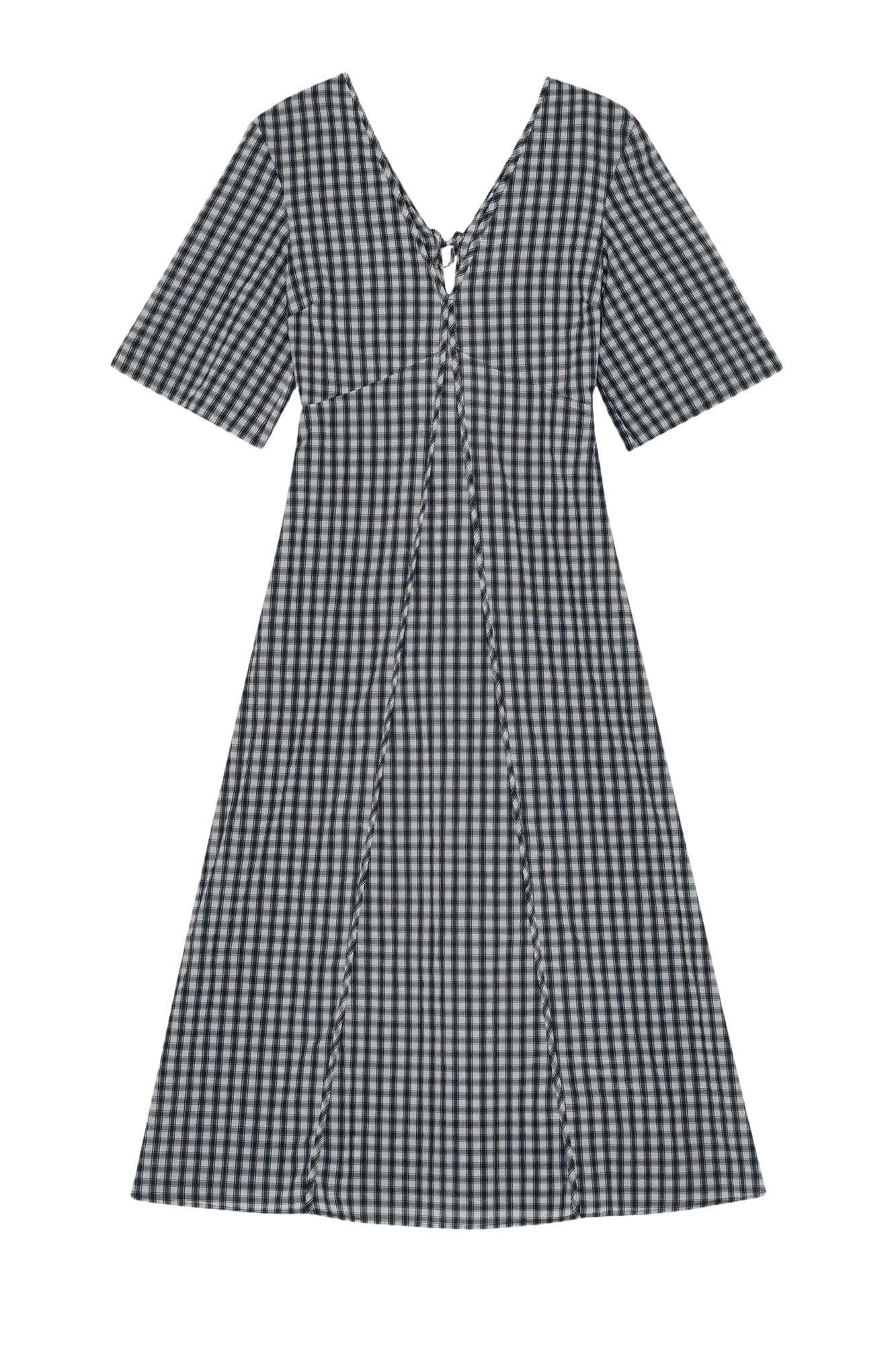 V-neck maxi dress - Egret