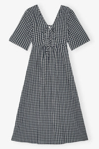 V-neck maxi dress - Egret