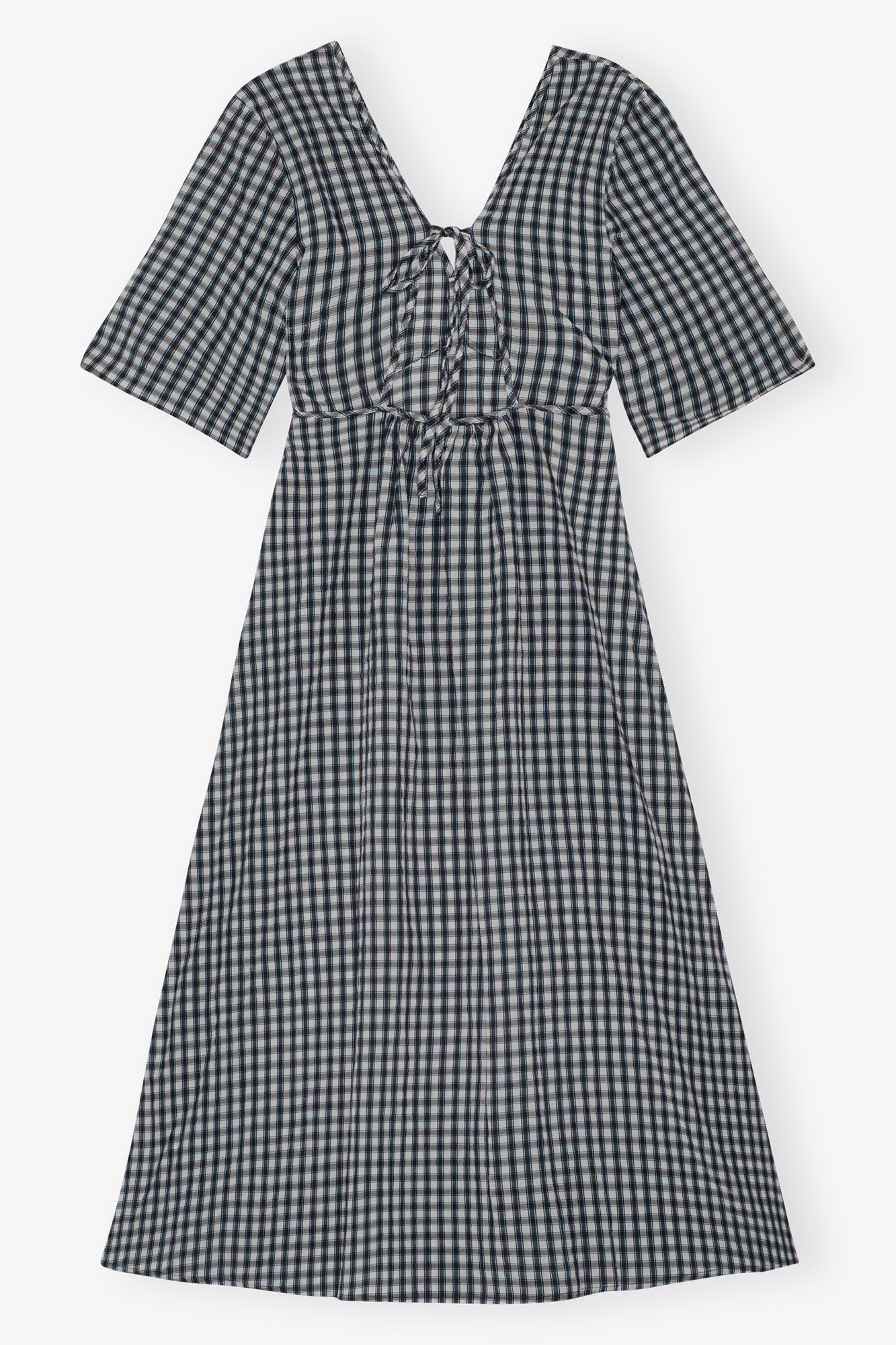 V-neck maxi dress - Egret