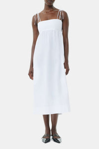 Robe midi à cordes - Bright White