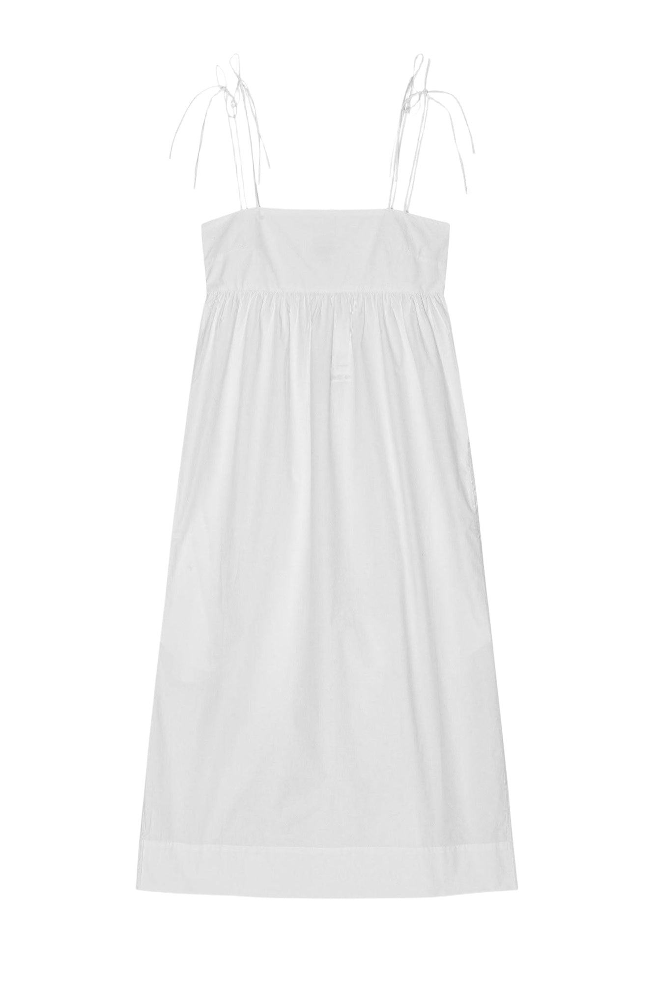 Robe midi à cordes - Bright White
