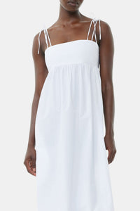 Robe midi à cordes - Bright White