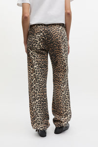 Pantalon de coton avec cordon de serrage en toile - Almond Milk