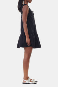 Robe courte à dos noué - Black