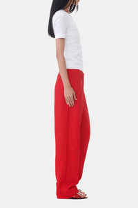 Pantalon ample à plis - Barbados Cherry