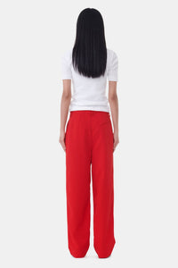 Pantalon ample à plis - Barbados Cherry