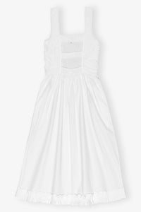 Robe mi longue à bretelles - Bright White