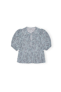 Blouse péplum à imprimé floral - Glacier Lake