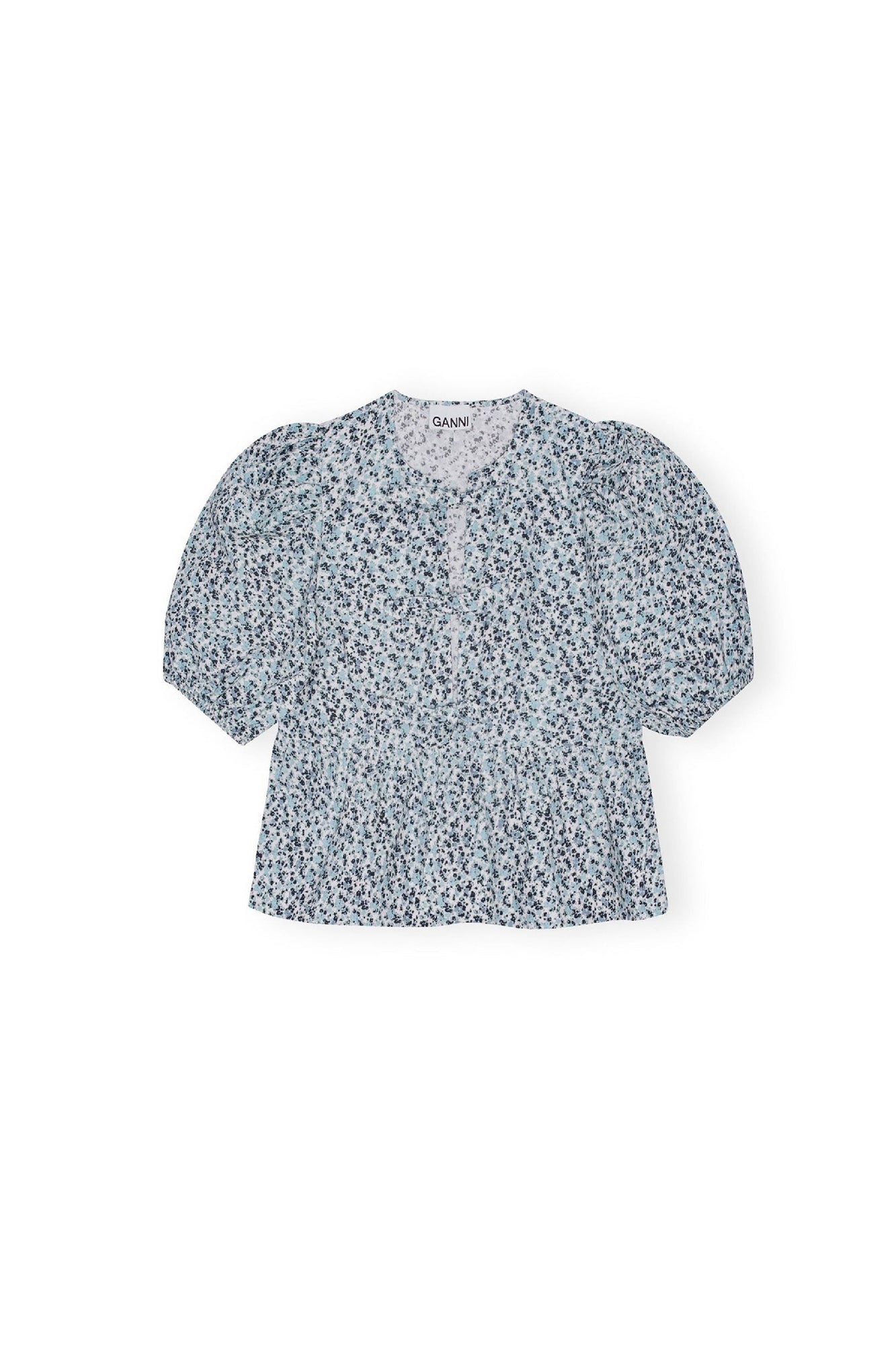Blouse péplum à imprimé floral - Glacier Lake