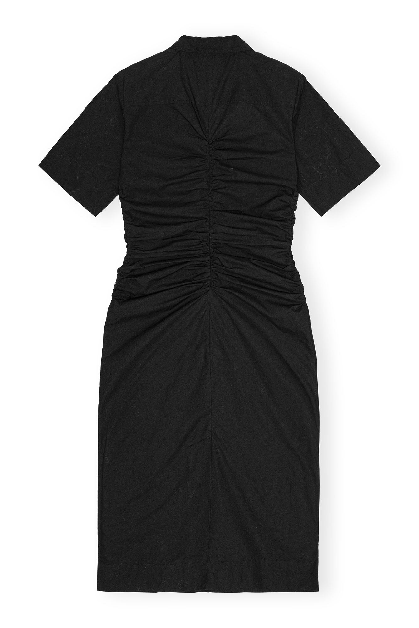 Robe midi froncée - Black