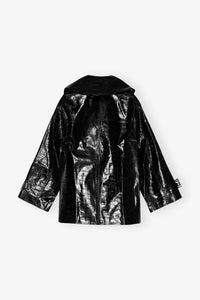 Veste midi Future avec coating - Black