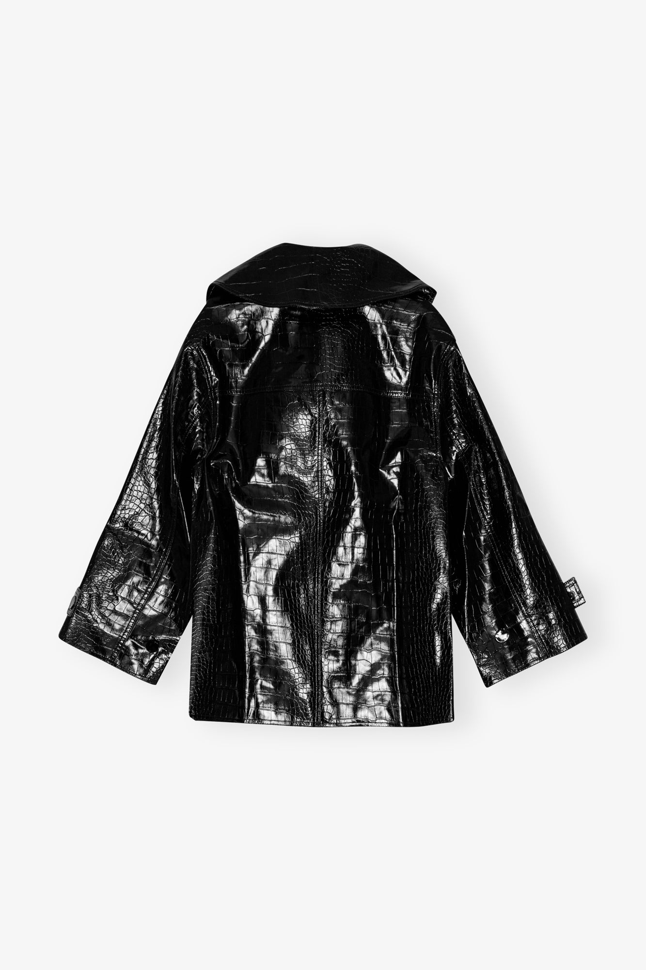 Veste midi Future avec coating - Black