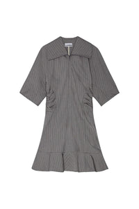 Robe courte à rayures - Mirage Gray