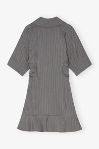 Robe courte à rayures - Mirage Gray