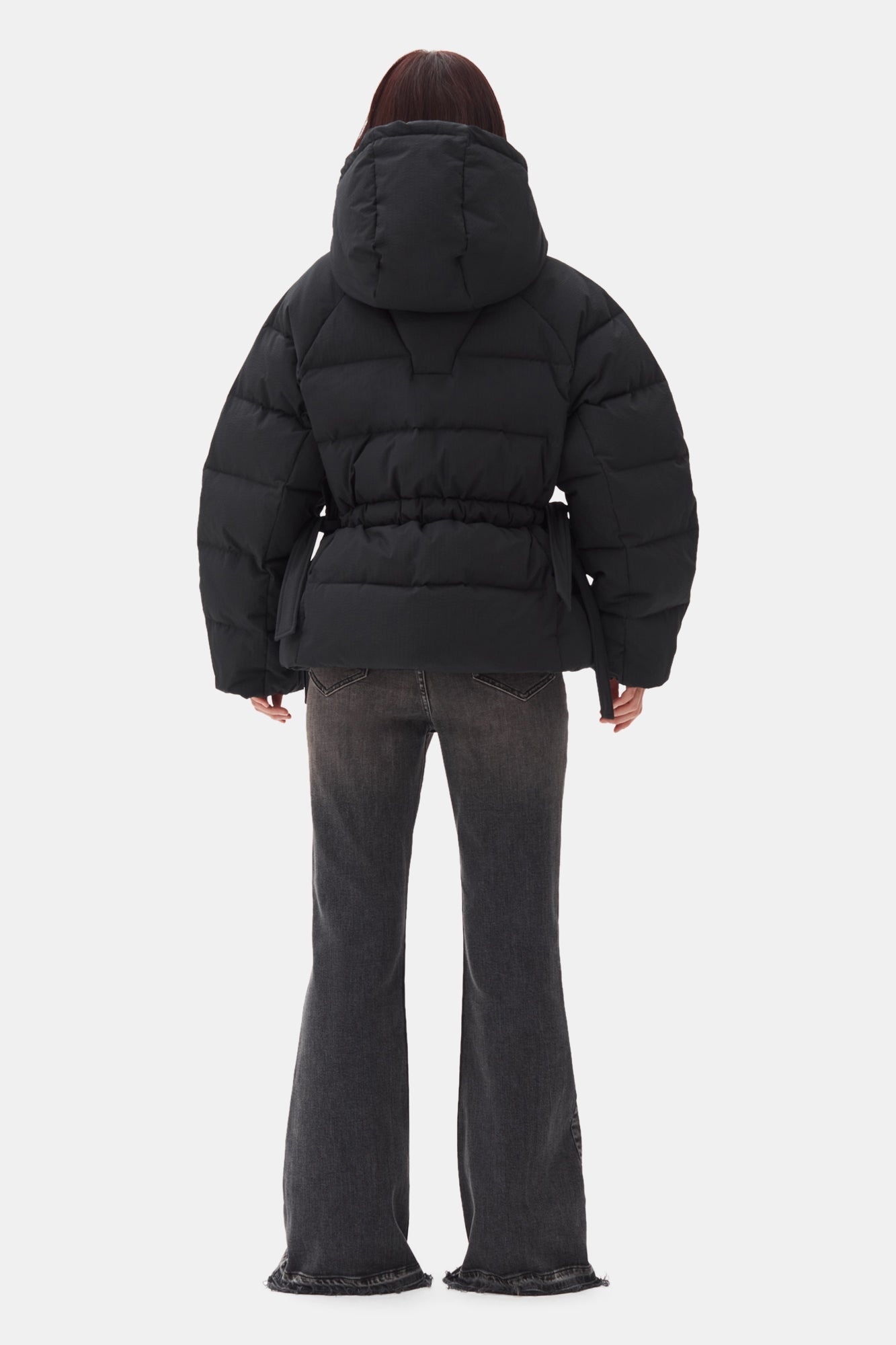 Doudoune courte oversize - Black