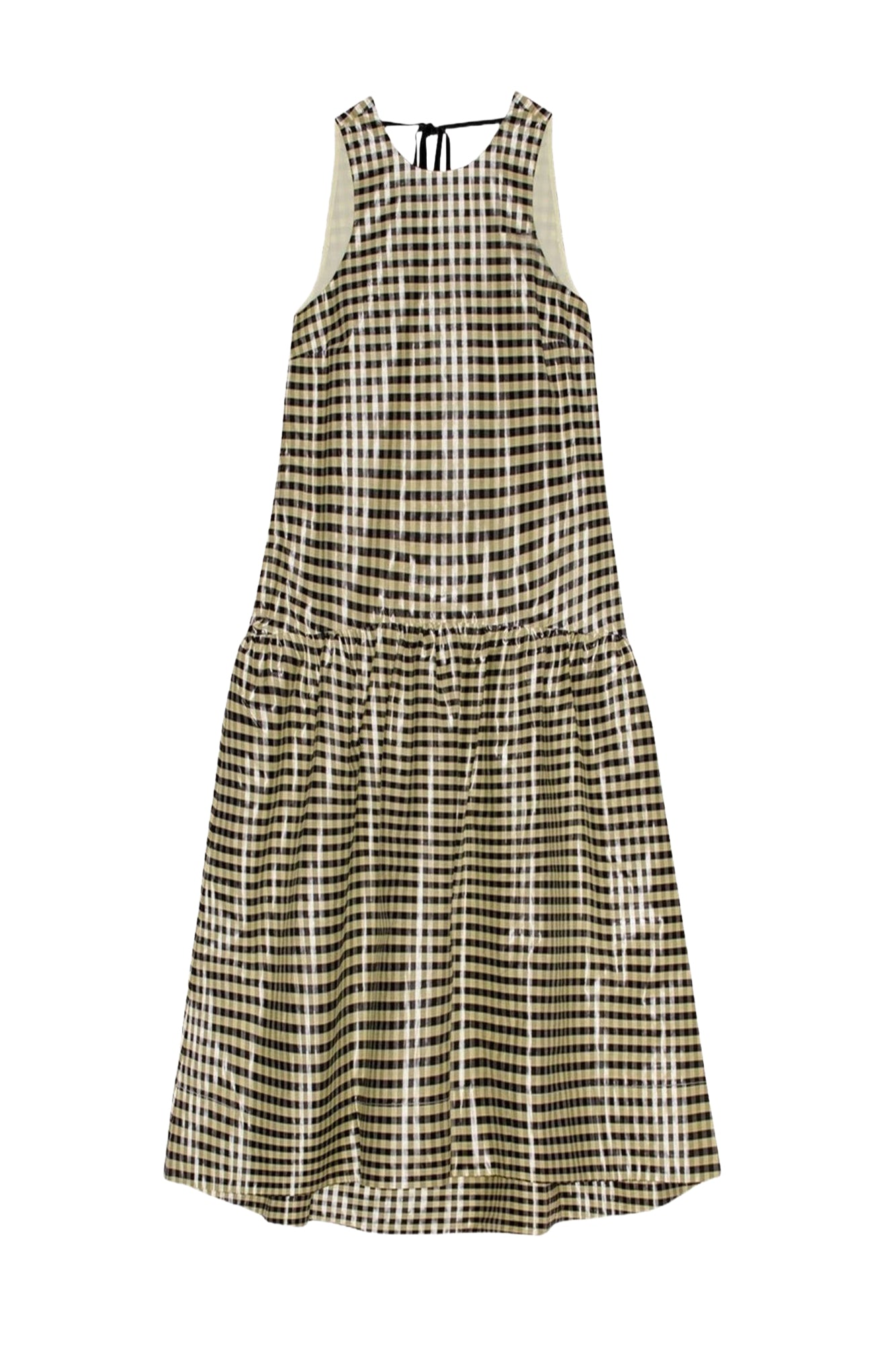 Jacquard midi dress - Lemon Icing