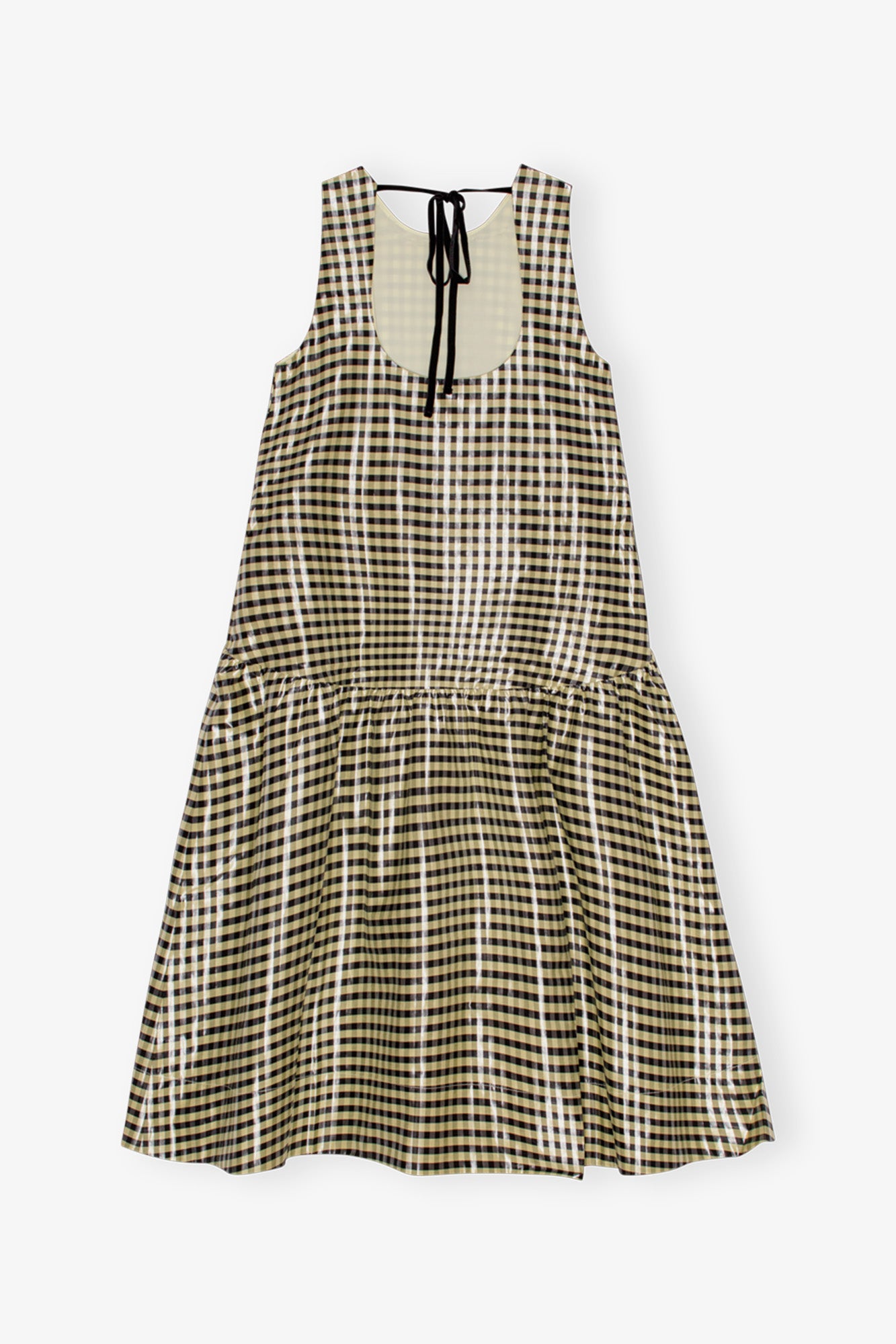 Robe midi en jacquard - Lemon Icing