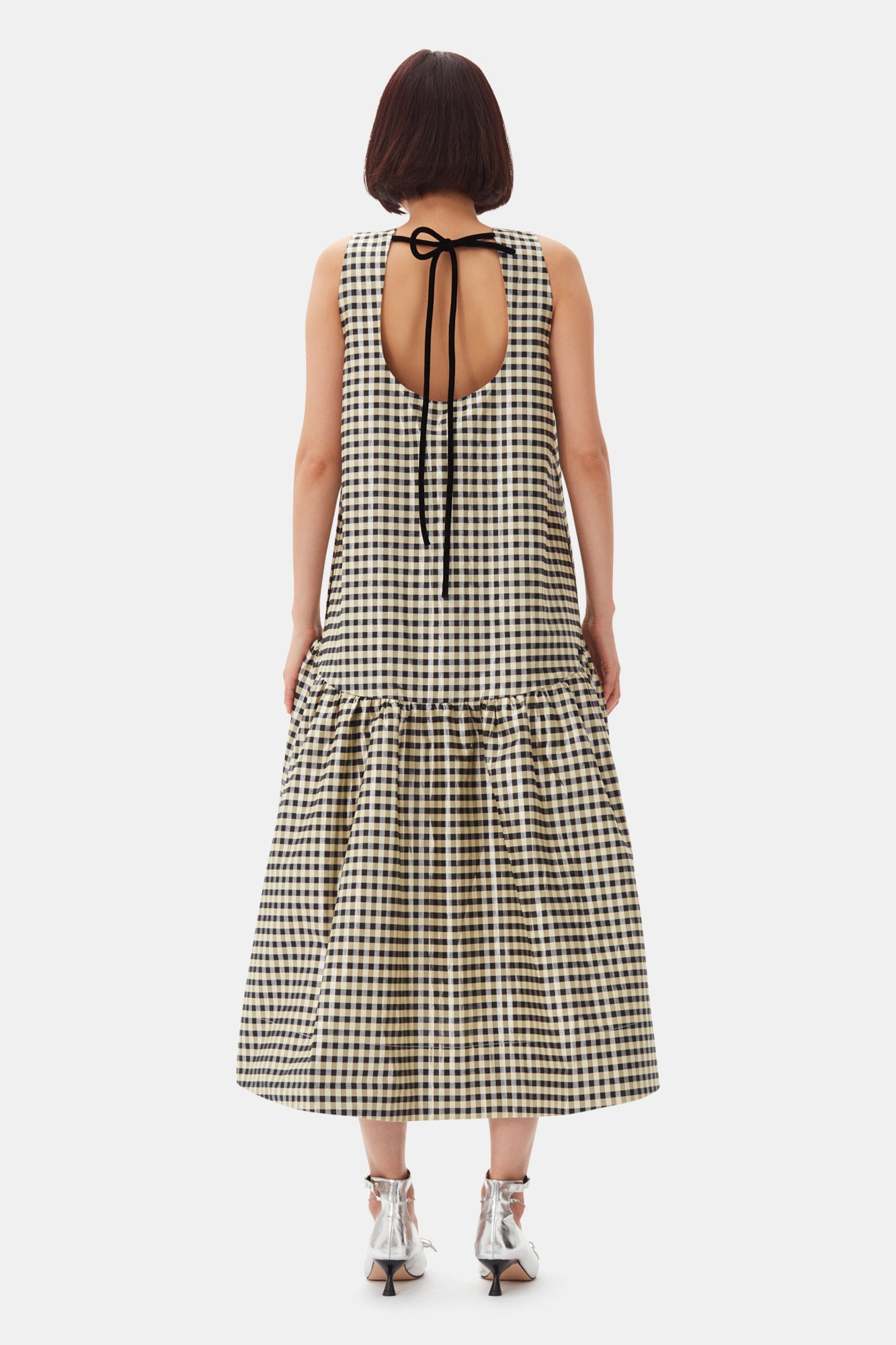 Robe midi en jacquard - Lemon Icing