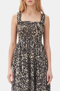 Printed short dress - Lemon Icing
